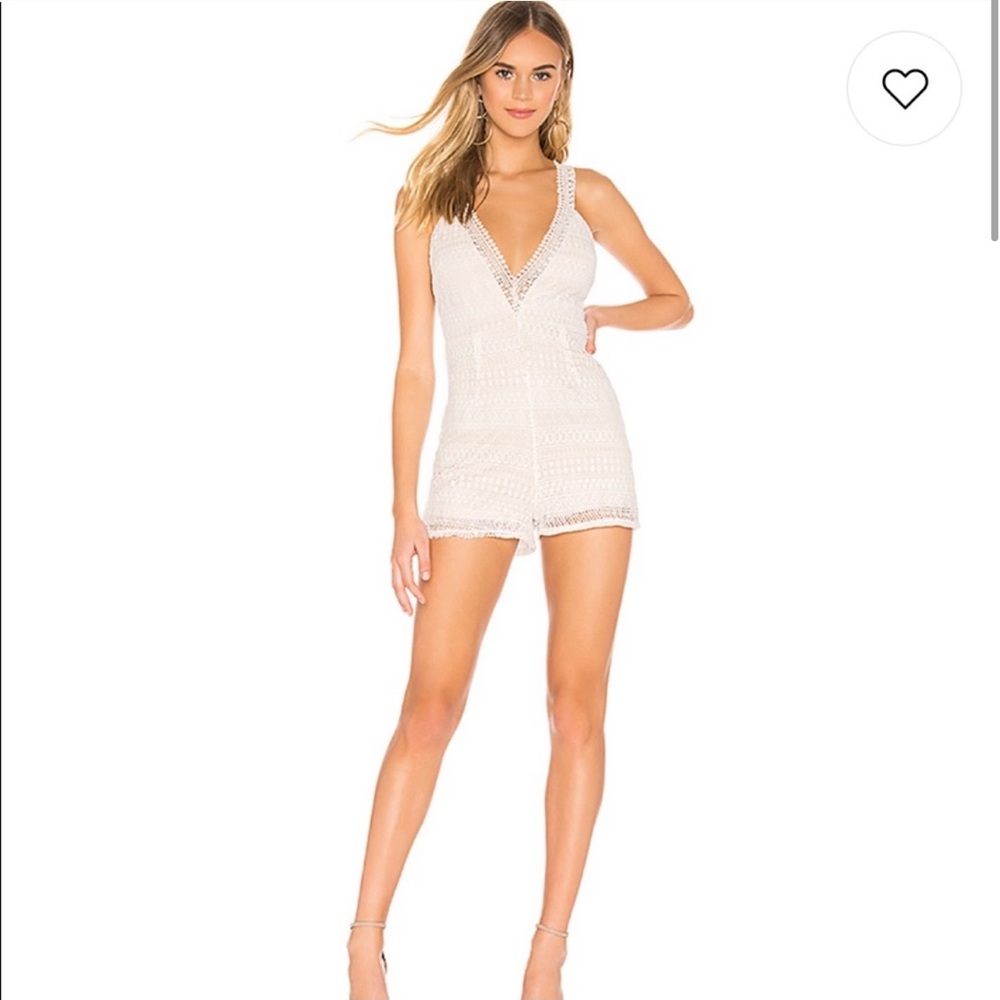 NWT Revolve Super Down Lace Romper